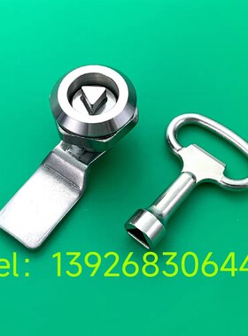 不锈钢圆柱锁E-PYS-18/24/28-D/S/T-L三角锁304不锈钢锁 电柜门锁