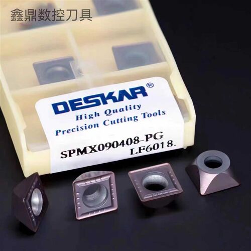 倒角刀 戴斯卡定心钻刀杆装SPMX060204 090408 110408 LF6018刀片