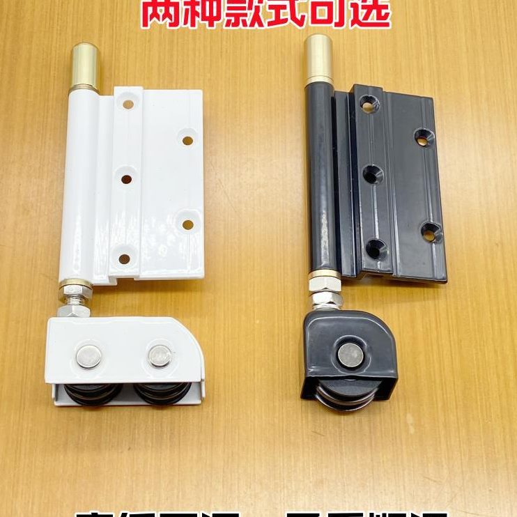 移门折叠门滚轮并双轨万向轮推拉道凹排玻璃门折叠门滑轮推拉滑轮