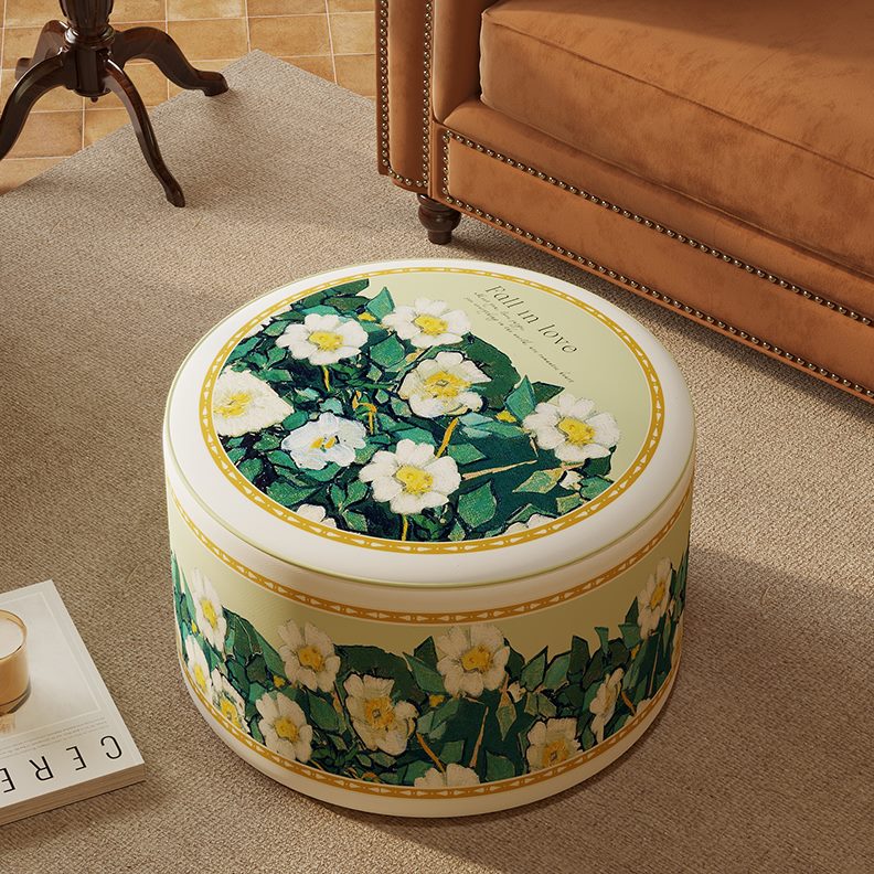 客厅可拆洗墩脚家用懒人沙发榻榻米油画美式靠垫飘窗蒲团坐垫坐墩