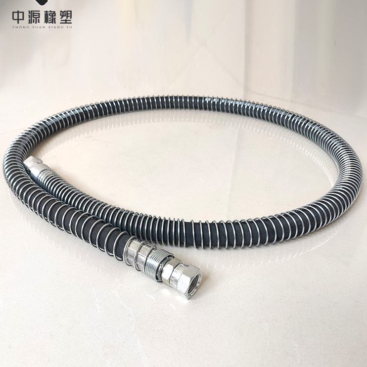 4钩机挖机路管软管头炮管层油管胶管钢丝炮配件液压油管破碎锤