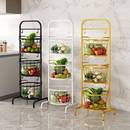 创意收纳 果蔬挂置物两架用纳篮免安装 厨房 收框纳架多层收落地式