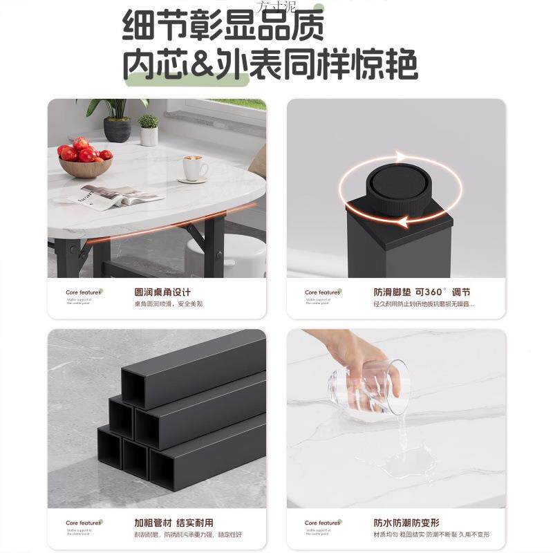 折叠矮桌叠吃饭桌家用宿舍摊桌子简易摆地折桌户外烧HZN烤四方餐