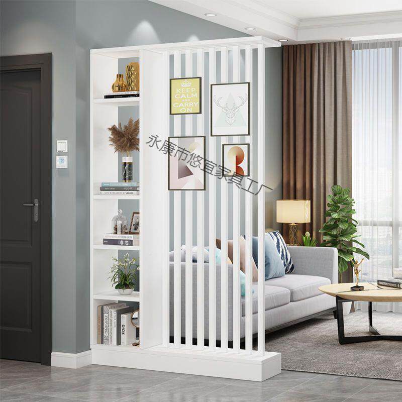 【28人收藏121】屏风遮隔断客厅挡入户门玄7关柜简易3置物架厨房