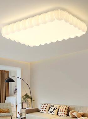 客厅灯LE370D吸馨顶灯温浪套漫2502新款奶油风组合餐吸顶主灯智能