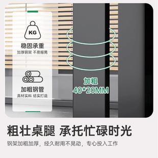 带办桌家锁用电脑台桌公台式 简约桌子工作带抽屉书桌职员桌椅743