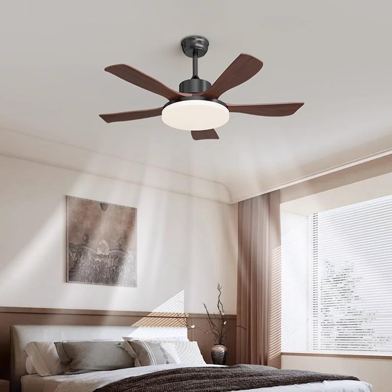 新青古铜色风扇灯客厅灯卧室灯餐厅新吊中款式灯中古风民765宿吊