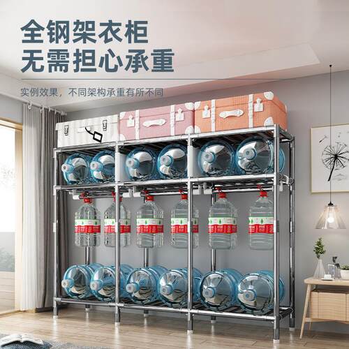 ◇简易衣柜出租房钢管布衣柜经济型简易衣橱家用卧室出租屋衣柜