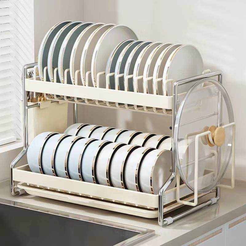 盘不锈钢碗架厨房物GJW架多功能放筷碗沥水架子碗碟收纳盒架台置,厨房/烹饪用具,抹布架/厨房清洁收纳架,淘宝优惠券,粉丝福利购,淘宝优惠卷