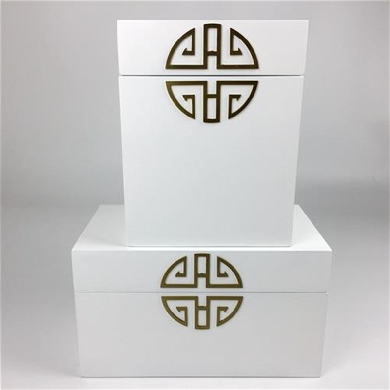 新中式收纳盒首饰盒n装饰盒样板间软装饰品书房卧室梳妆台居摆件