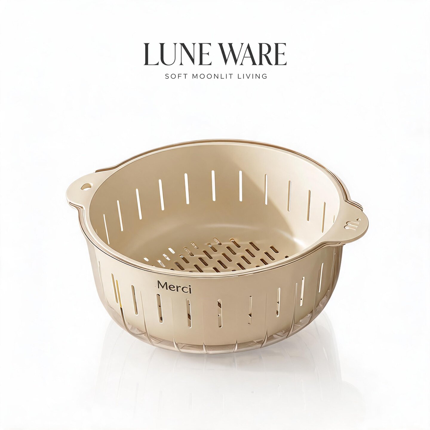 LUNEWARE▪双层洗菜盆沥水篮