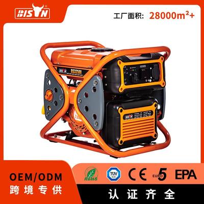 bison便携式小型发电机3kw静音变频汽油发电机低耗家用房车户外