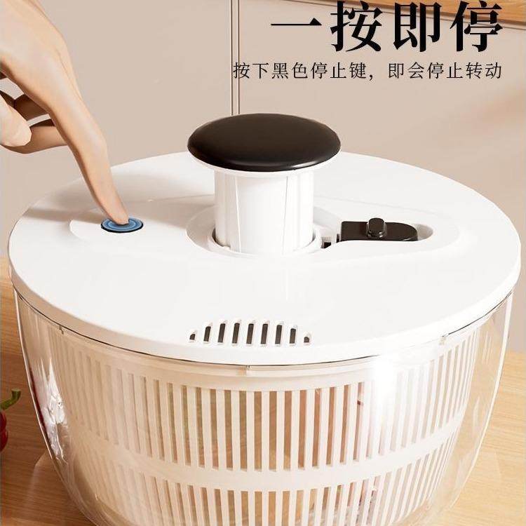 果∝脱水器蔬菜脱水器用手动沙水拉家Fh(x}&aq甩干机果蔬甩水菜篮