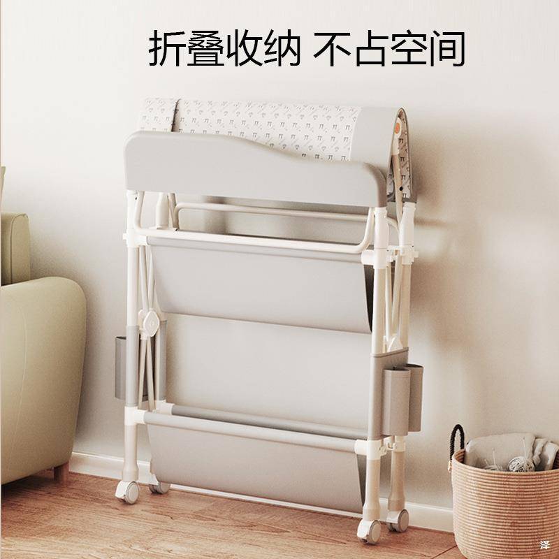 尿布台婴儿护理台便携式多功能可折叠可洗浴宝宝床上换尿布抚触台