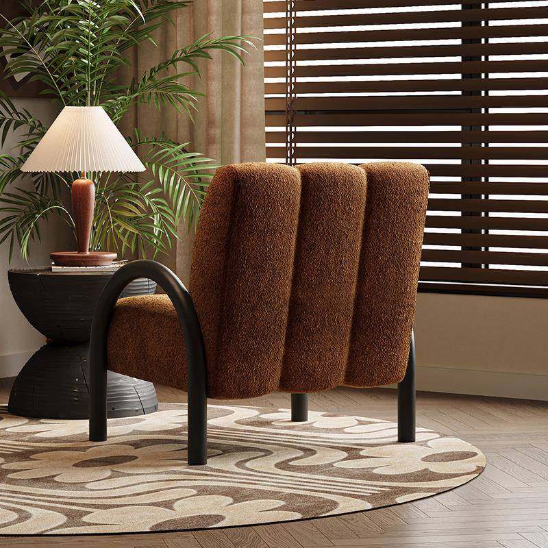 宿中古风艺休闲椅布设计师款椅单人沙民发234复古客厅阳台懒人靠