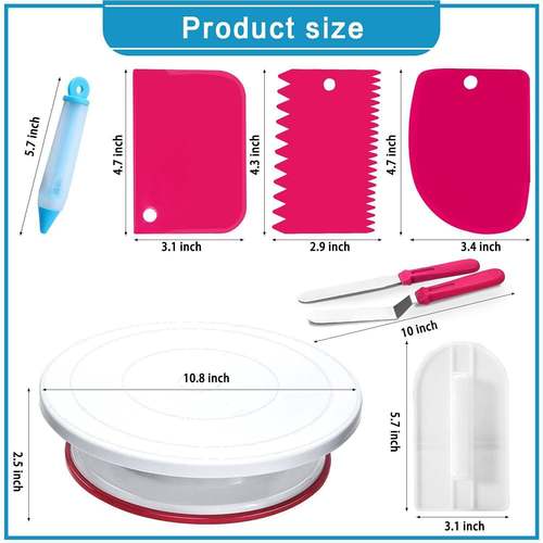 30件套糕转台套装装饰7裱花嘴套装蛋YT120602烘焙翻糖工具