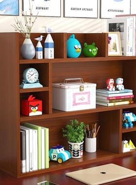 ll88书架简桌上儿童学生用桌面书架置物舍架收办公室易书桌纳宿小柜子