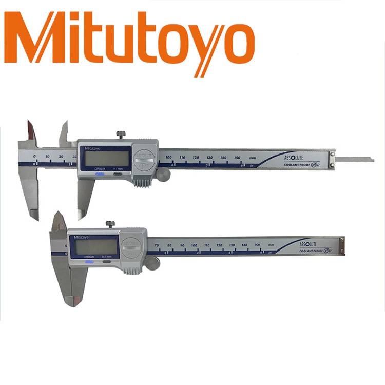 三丰Mitutoyo数显游标卡尺500-752-20防水防油卡尺0-150mm