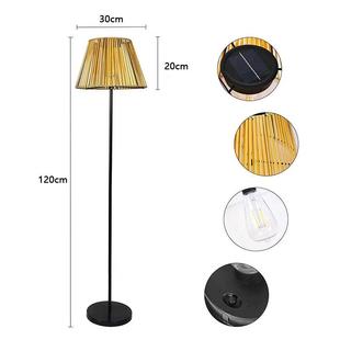 跨境太能庭院灯手工编户落地灯高亮度别墅花园外铁阳艺藤支2401架