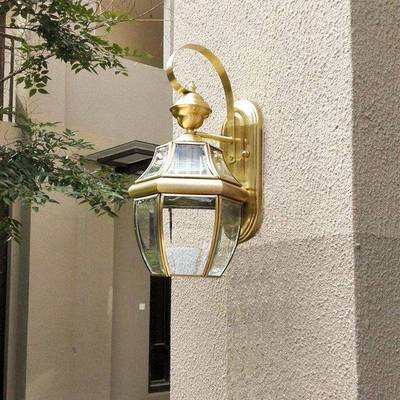 过铜户外壁灯欧式阳台灯走廊全灯玄庭院L420灯床头壁灯关道灯防水复古