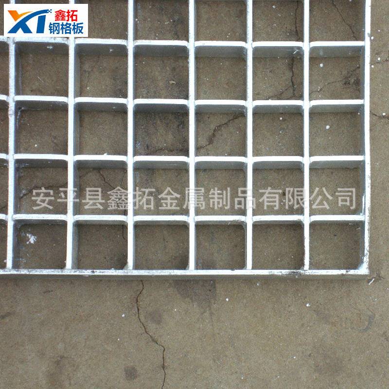 可定热镀锌插接式格栅板污水处理厂网格栅板平台压焊防滑格栅踏板