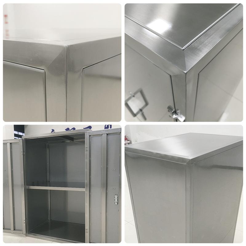 30不钢储物柜工具4柜物品放置锈柜洁净区料柜800*600*物双门柜收