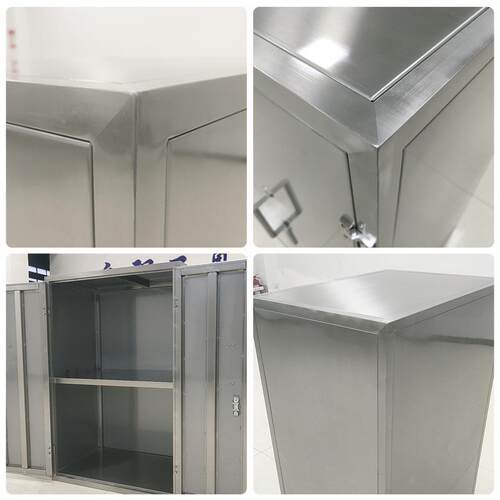30不钢储物柜工具4柜物品放置锈柜洁净区料柜800*600*物双门柜收