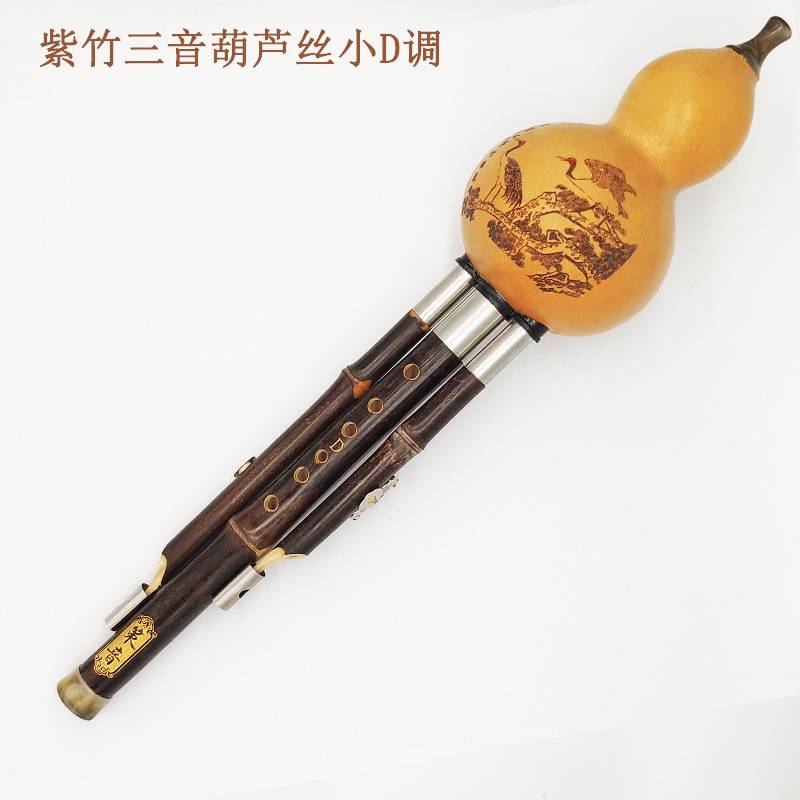 紫竹葫芦丝乐器FGA降BC小D六调可选音准小学生易吹配盒子中国结