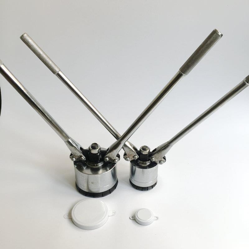 200L升铁桶封口器手329动桶盖封油口压盖机机大小机油桶盖密封器