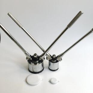 200L升铁桶封口器手329动桶盖封油口压盖机机大小机油桶盖密封器