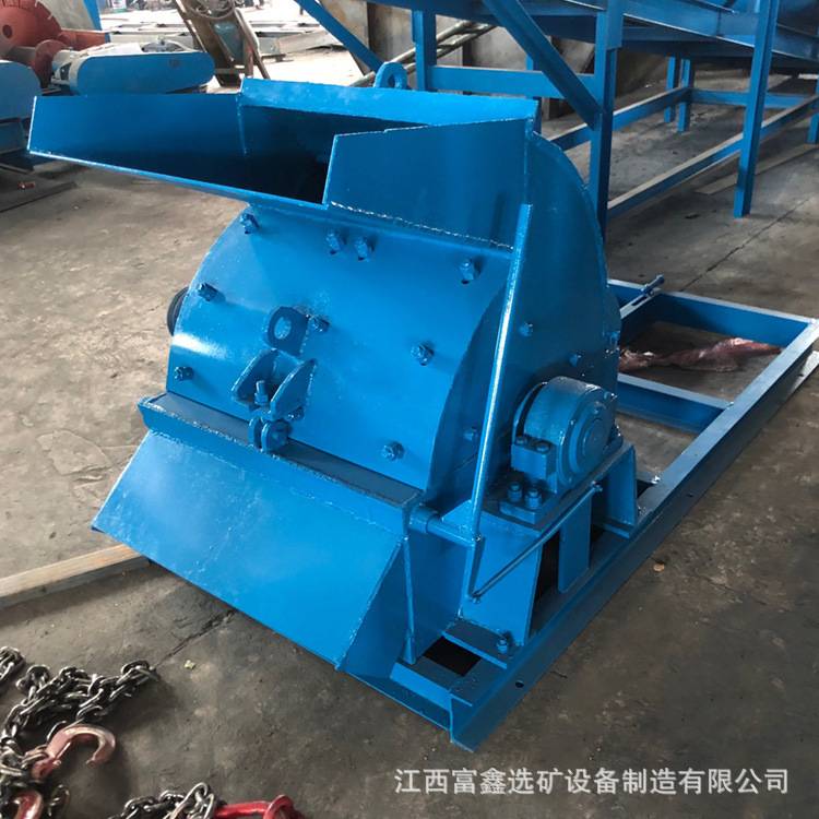 小型家用陶瓷钢化玻璃粉碎机 甩锤打砂机 移动石料锤式破碎制砂机