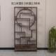 博古中架实木式 置物架古董架茶架列展示柜隔断柜玄关具柜8543书架