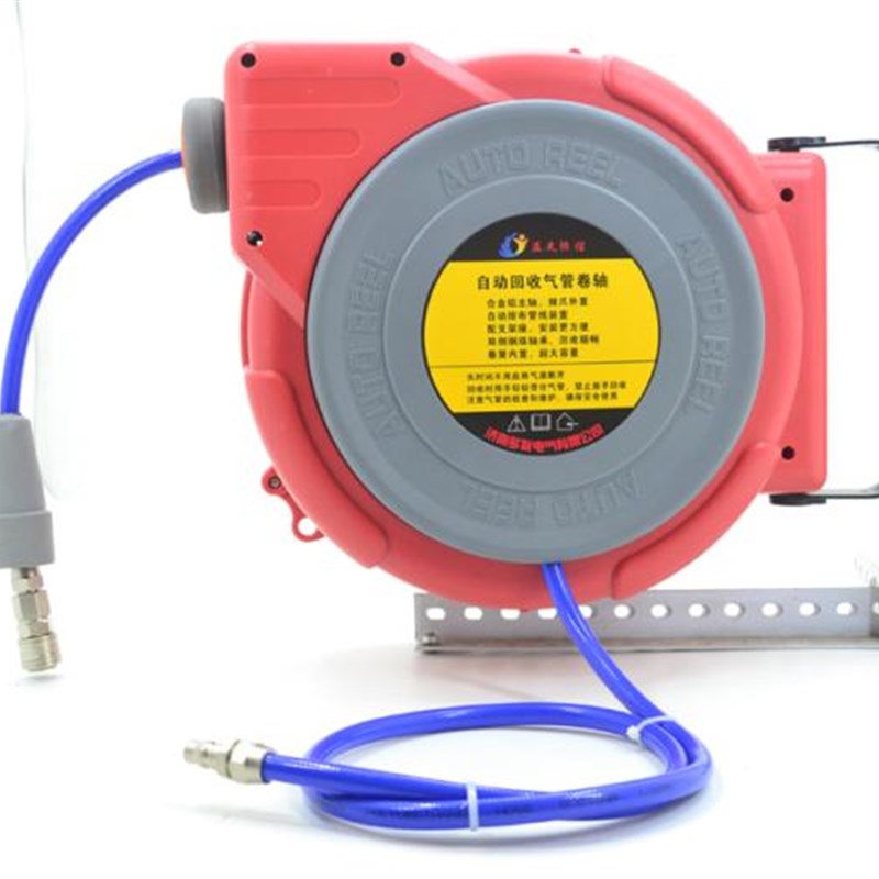 多友加大DYA-Q 自动伸缩气管卷轴8*12*30米气R管盘卷线器工业包邮