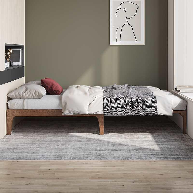 可宽伸单床90c缩m公分床架子无床人头折叠抽拉90FG-808伸小户型实