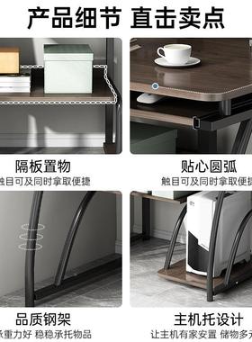桌简易出租屋小户书字子桌书架一ECK体桌家用台式电脑桌学生写桌型子