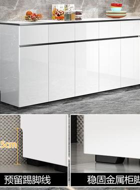 简一轻餐边柜ILS现代约大容量靠墙储物柜客厅酒柜体厨房茶水柜奢