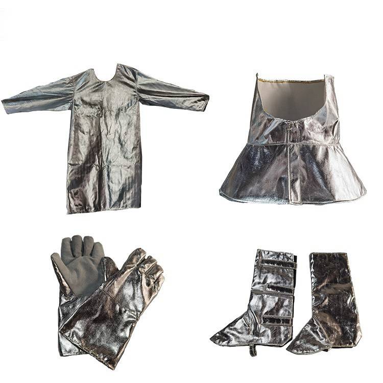 NAF-04隔热反穿衣500度铝箔劳保防火大褂高温作业防护服