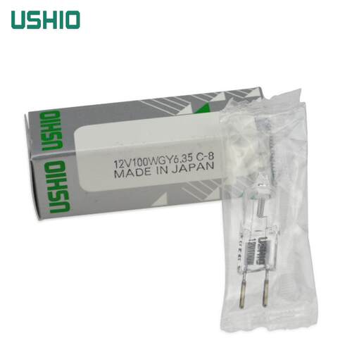 优Y秀JC12V100WG6.35C-8微显镜灯泡10008012V100WG7牛尾C12V100W