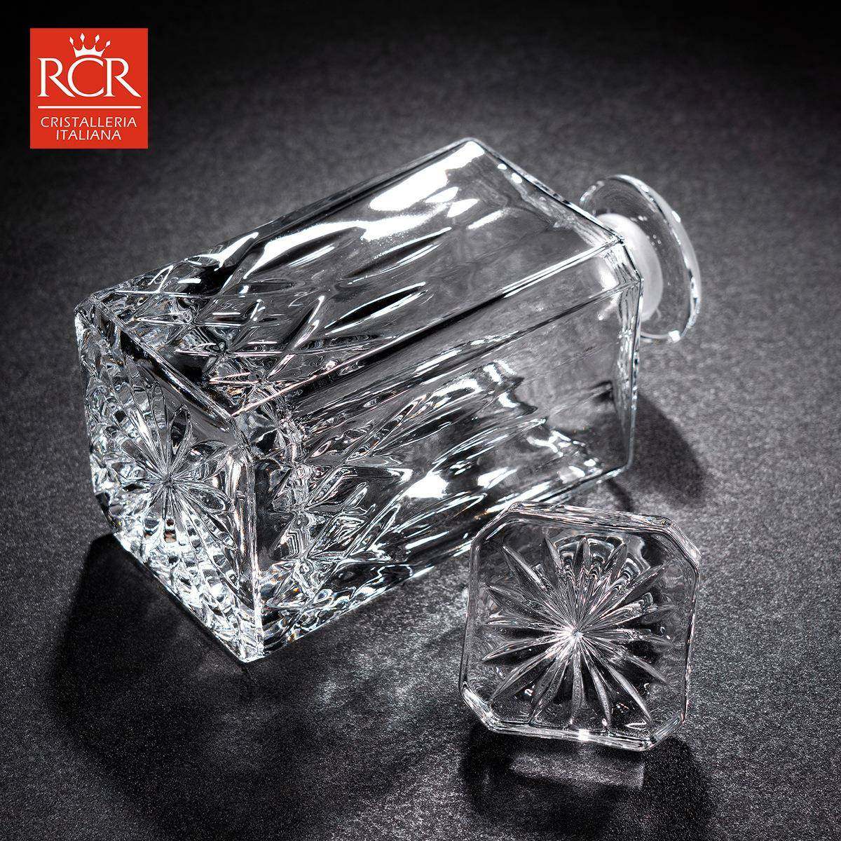 RR士威士忌酒樽意大利进口水晶酒酒樽威士忌分酒器威忌瓶威士刻C