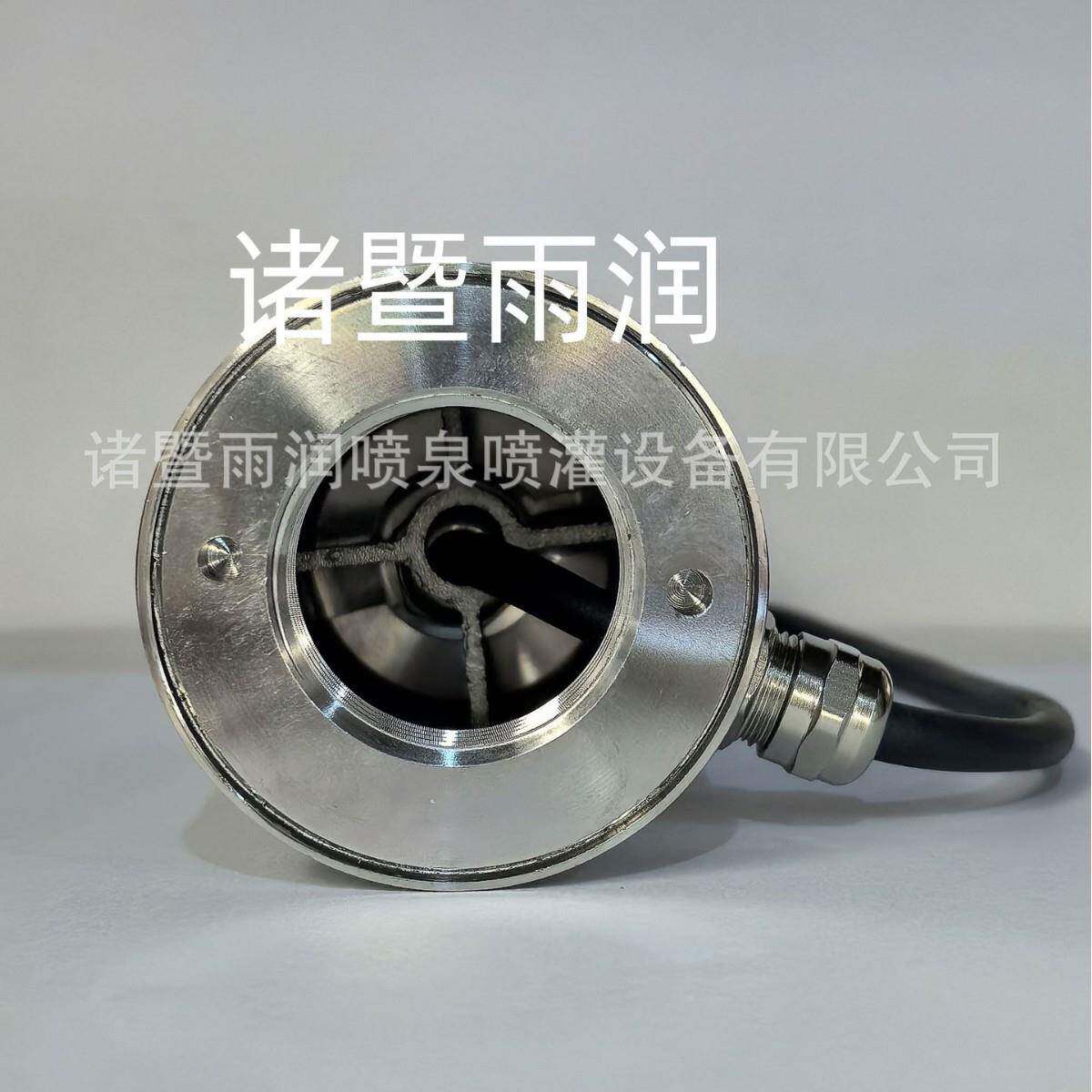 不锈LED涌泉集束喷艺头带灯1寸喷泉喷钢灌商场景观园喷头
