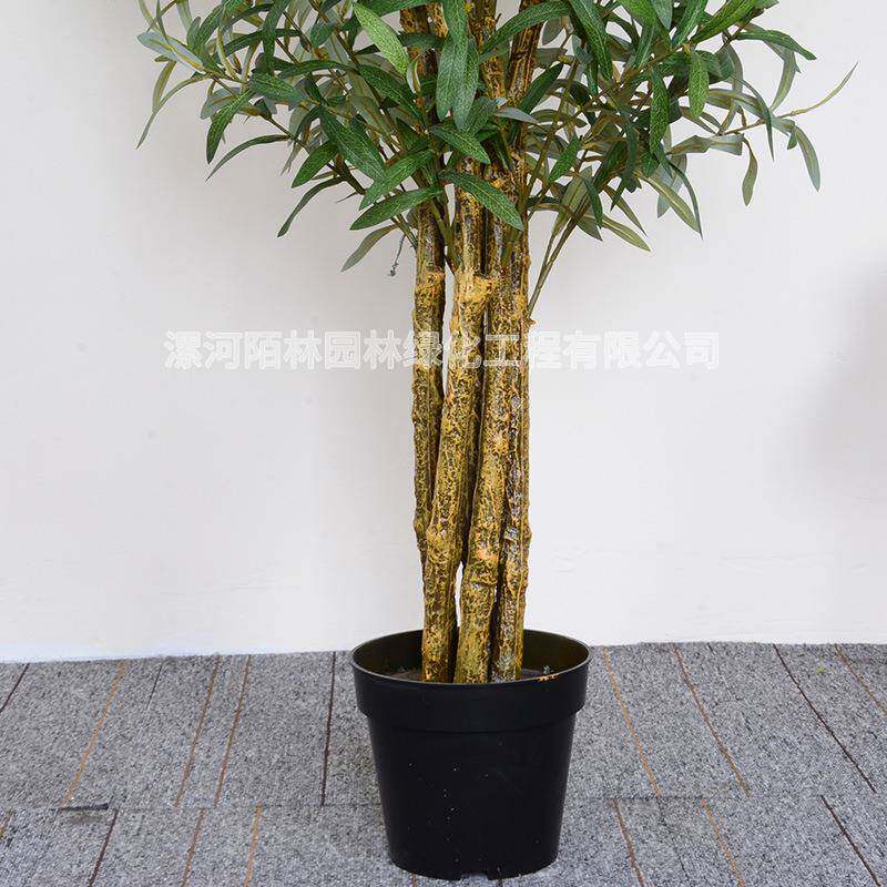 真橄树假植物人仿造假树盆景室榄内大型造景装饰生绿仿植FZGLS-02