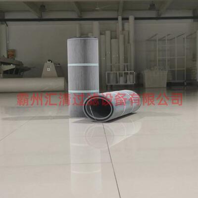 工业防耐高温滤除尘火芯防静电除尘滤筒聚酯纤防火维覆膜滤材滤芯