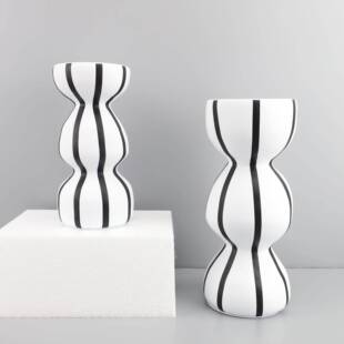 新中式创意树脂葫芦纹花器样板房卧室书客条厅餐厅0161几茶房桌面