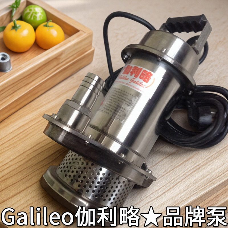微型厂家用单相湿式小供220v静音动的抽水泵机潜水电泵功率手摇泵