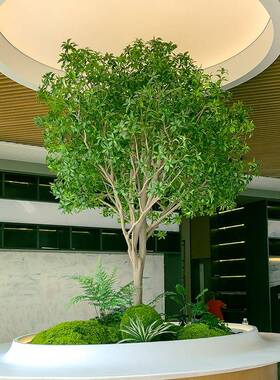 高端马室SD124568醉木饰仿真物植橱窗造景内装树仿生绿植大型假树