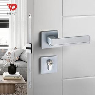 卫生间门把分吸体门锁室内Z6327卧室磁木门静音械执手锁机门锁套