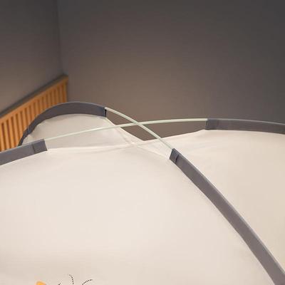 夏安季古包蚊帐家用新款卧室蒙wR8mz8Dw免装儿童防尘摔可折叠纹帐