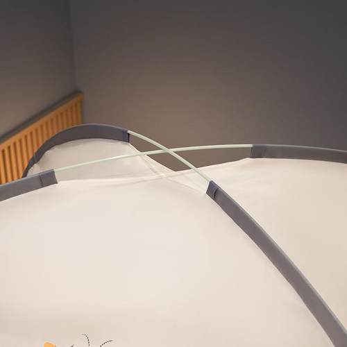 夏安季古包蚊帐家用新款卧室蒙wR8mz8Dw免装儿童防尘摔可折叠纹帐