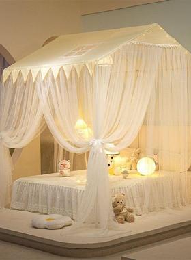 蚊主公帐室家用2025新款风幔纱免安装落卧地床帘h8i4KAhr蚊帐