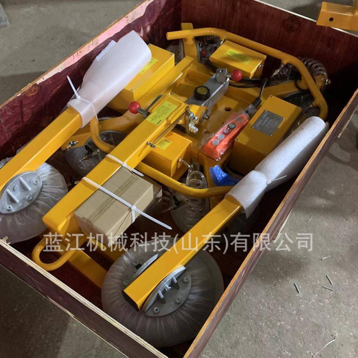 智电动玻玻璃吸盘翻转运吸幕墙中空璃GIK安装搬吸盘吊具真空吸吊